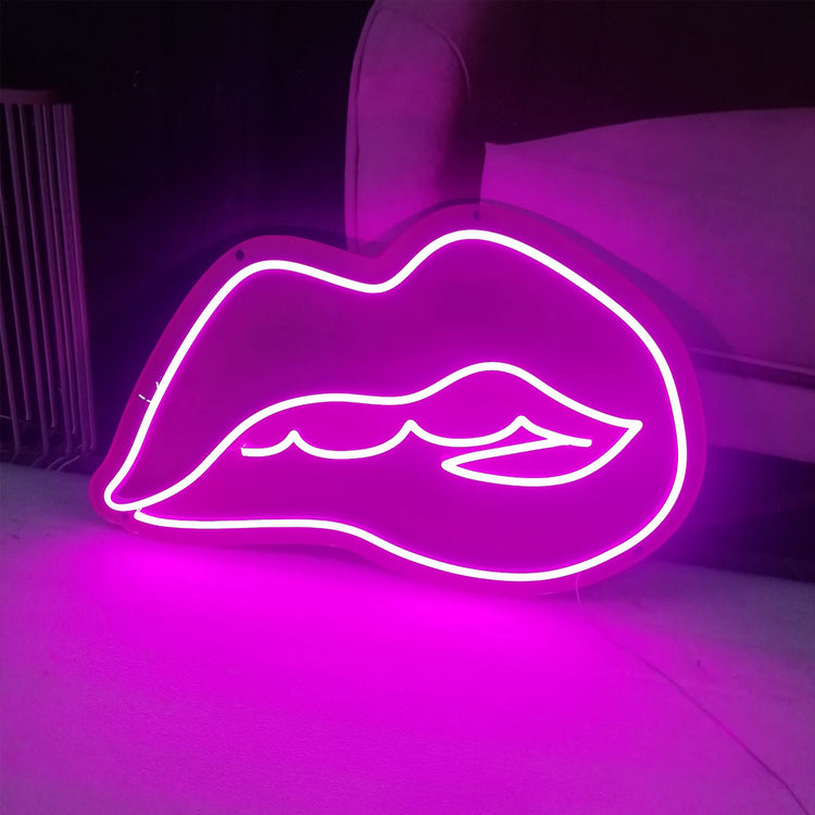 Desire Lips Neon Sign